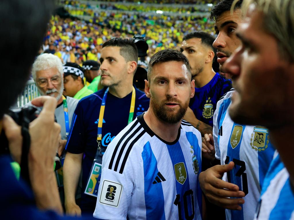 Argentina VS Brazil , Messi ,world cup qualifying match 2026