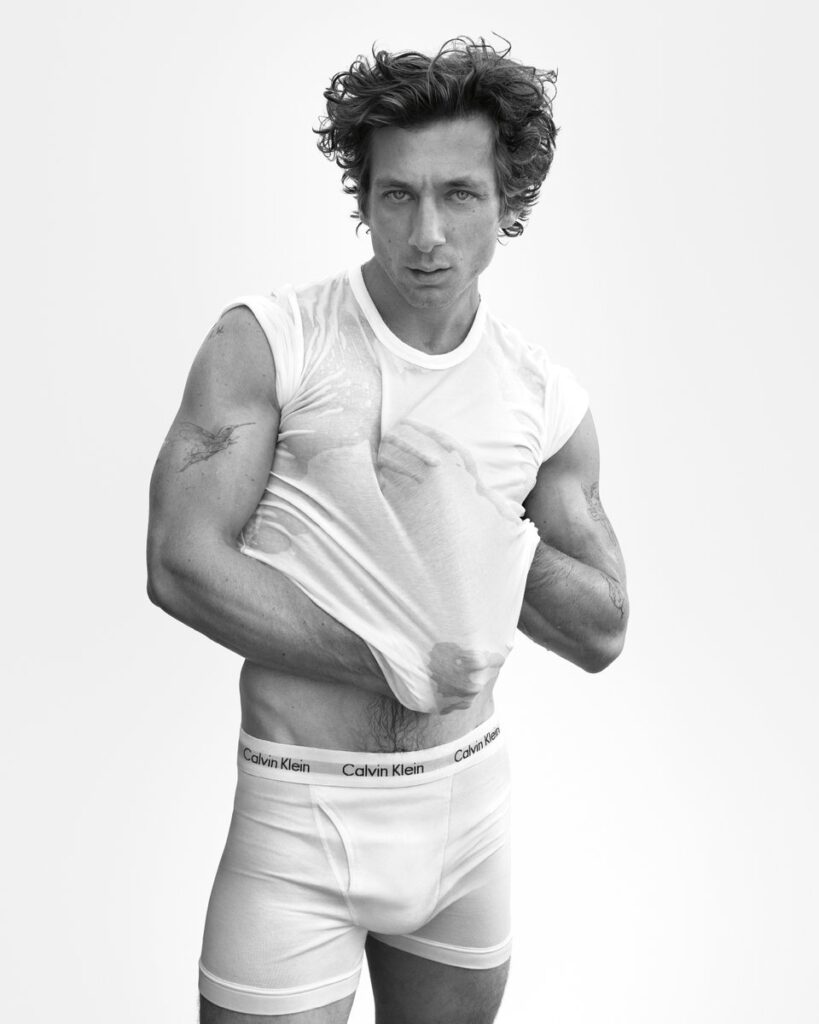 Jeremy Allen White Heats Up Spring 2024 in Calvin Klein's Underwear Campaign image credit  Calvin Klein