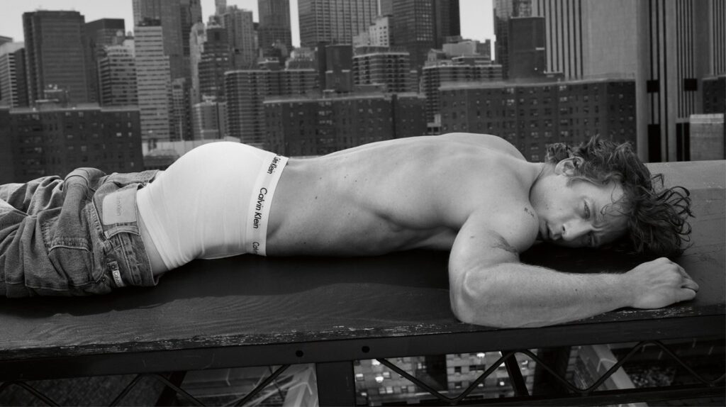 Jeremy Allen White Heats Up Spring 2024 in Calvin Klein's Underwear Campaign image  image credit Calvin Klein
