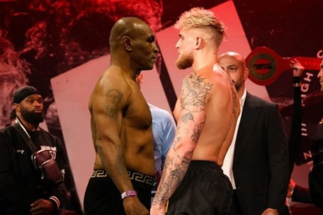 When is mike tyson vs jake paul full fight who won